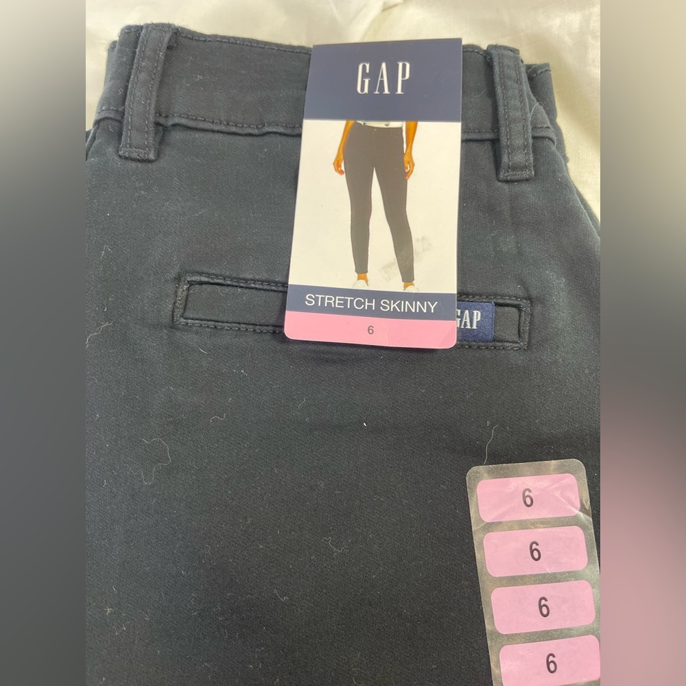Black Gap Stretch Skinny Pants NWT! 6 - Picture 2 of 5